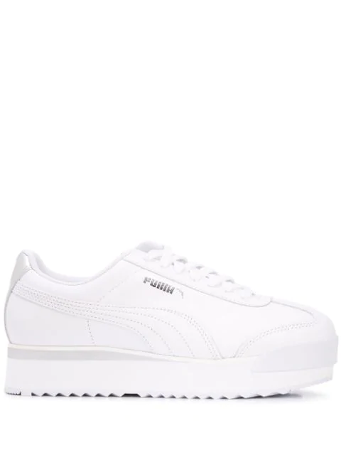 puma roma amor metallic sneakers