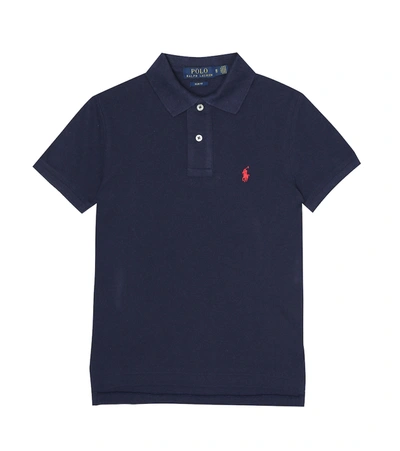 Polo Ralph Lauren Kids' Polo Tops Knit Polo In Blue