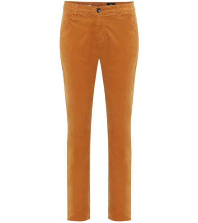 Ag The Caden Corduroy Slim Pants In Gold