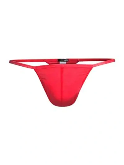 Hom Plumes G-string Thong In Red