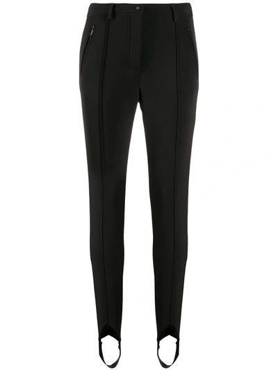 Michael Michael Kors Skinny Stirrup Trousers In Black