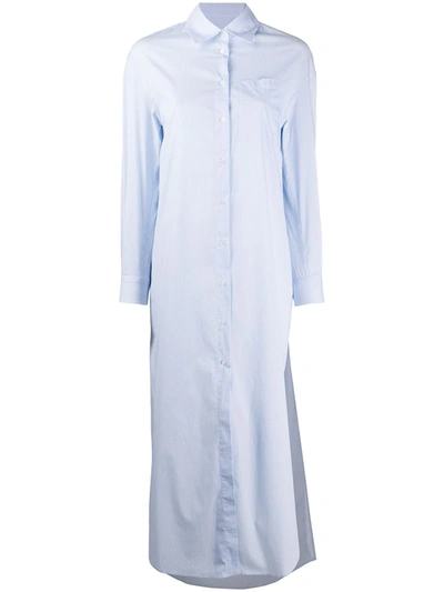 Dondup Long-length Shirt In Blue