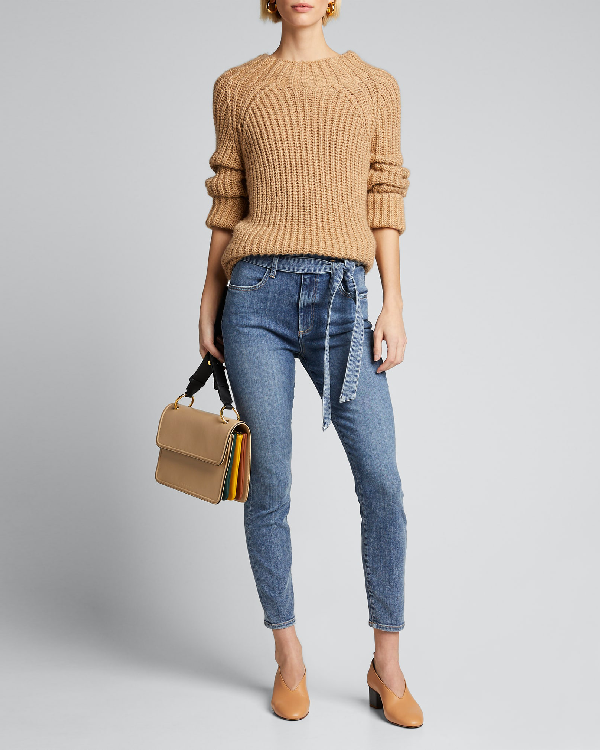 alice and olivia paperbag jeans