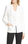 Rta Denim Sasha Studded Blazer In White