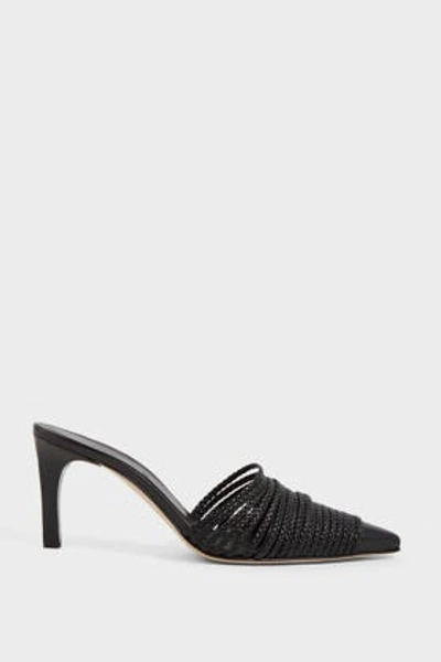 Christopher Esber Mae Leather Mules In Black