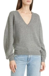 Khaite Sam Cashmere Sweater In Smoke