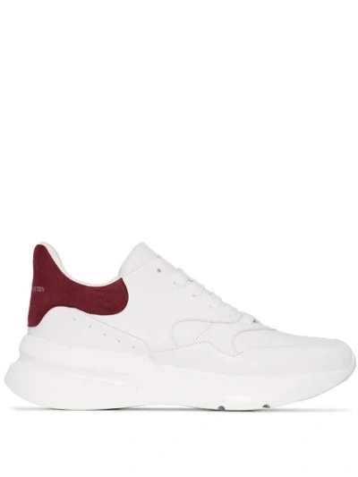 Alexander Mcqueen Oversized Runner Sneakers In White