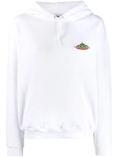 Balenciaga Bonjour Print Hoodie In White