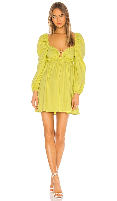 Lovers & Friends Sawtelle Mini Dress In Light Lime