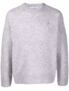 Acne Studios Kael Wool-blend Crewneck Sweater In Crew Neck Sweater