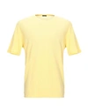 Zanone T-shirt In Yellow