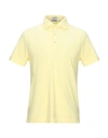 Drumohr Polo Shirts In Yellow