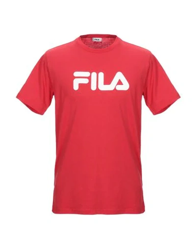 Fila T-shirts In Red