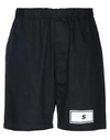 Society Shorts & Bermuda Shorts In Black