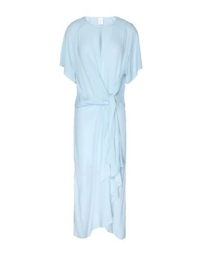 8 By Yoox Long Dresses In Blue