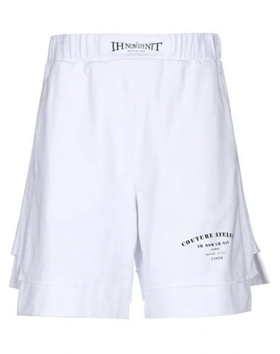 Ih Nom Uh Nit Shorts & Bermuda Shorts In White