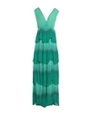 Just Cavalli Long Dresses In Green