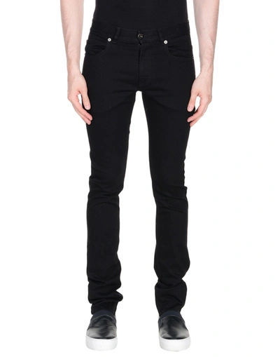 Versace Denim Pants In Black