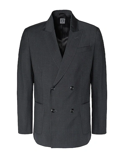 8 By Yoox Suit Jackets In Steel Grey