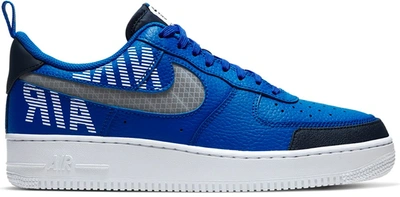 Pre-owned Nike  Air Force 1 Low Under Construction Racer Blue In Racer Blue/white-black-obsidian