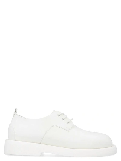 Marsèll Low Top Lace Up Shoes In White