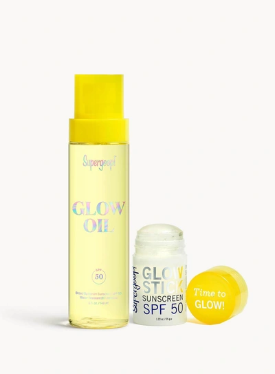 Supergoop The Getaway & Glow Set Sunscreen !