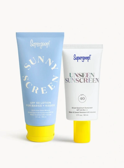 Supergoop The "one For Me, One For Them" Set Sunscreen !