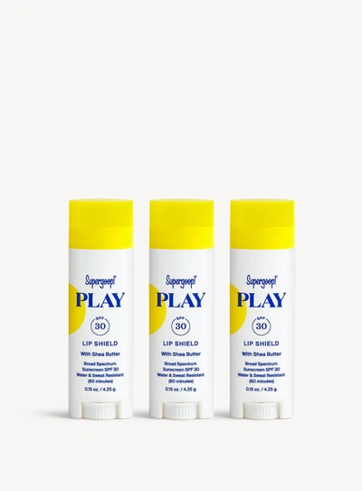 Supergoop Play Lip Shield Spf 30 Sunscreen Mint !