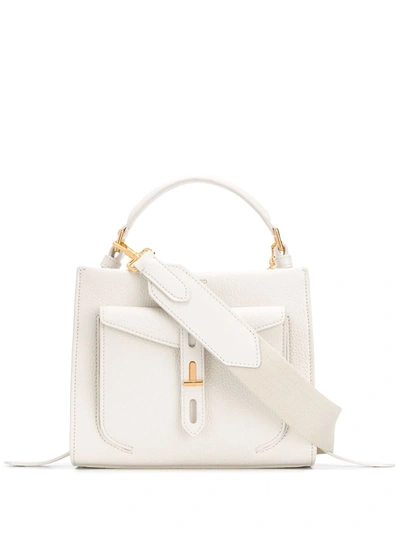 Tom Ford Hollywood T Twist Tote In White