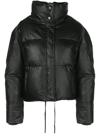 Apparis Camila Quilted Puffer Jacket In Black