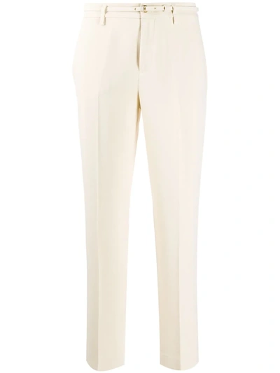 Red Valentino Belted Tailored Trousers In Neutrals