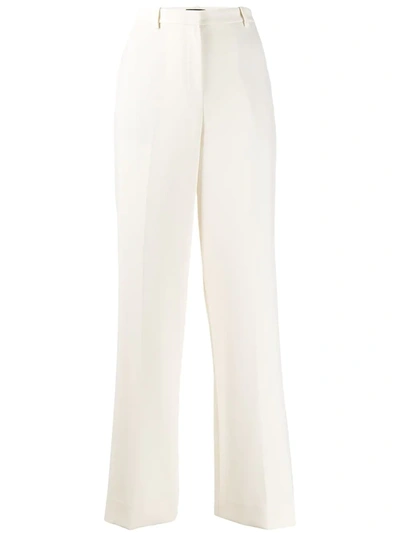 Theory Crepe Trousers In White