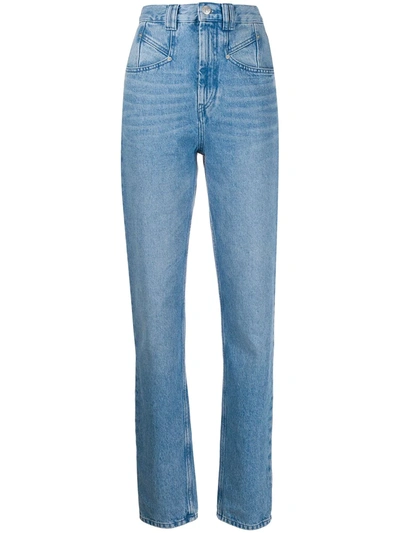 Isabel Marant Dominic Slim Fit Jeans In Blue