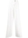 Iro Wide-leg Tailored Trousers In White