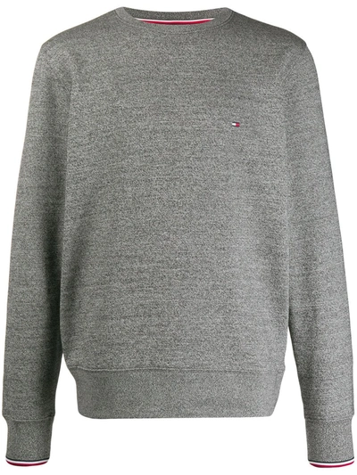 Tommy Hilfiger Crew Neck Sweatshirt In Grey
