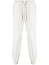 Eleventy Drawstring Waist Track Pants In White