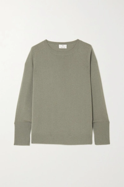 Allude Cashmere Sweater In Green