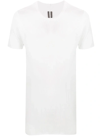 Rick Owens Jersey Long-length T-shirt In White