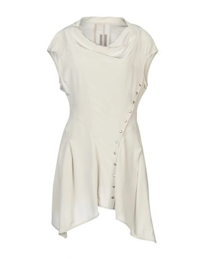 Rick Owens Blouses In Light Grey