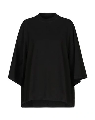 Rick Owens Drkshdw Sweatshirts In Black