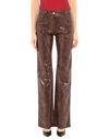 Msgm Pants In Brown