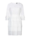 Just Cavalli Short Dresses In White