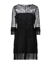 Just Cavalli Short Dresses In Black