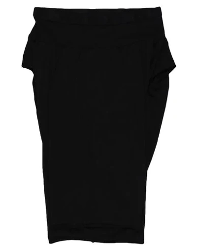 Rick Owens Drkshdw Knee Length Skirts In Black