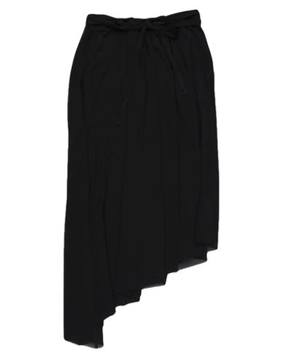 Mauro Grifoni Midi Skirts In Black