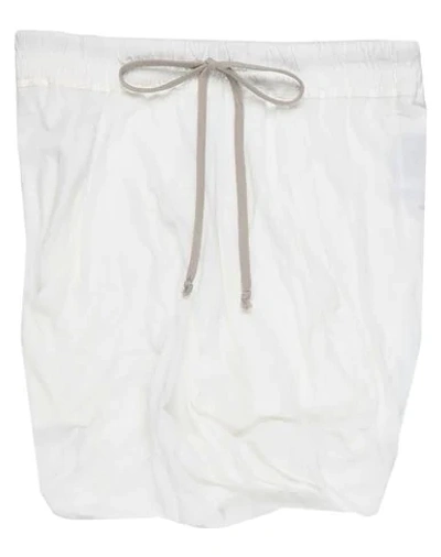 Rick Owens Drkshdw Mini Skirts In White