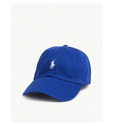 Polo Ralph Lauren Embroidered Logo Baseball Cap In Pacific Royal