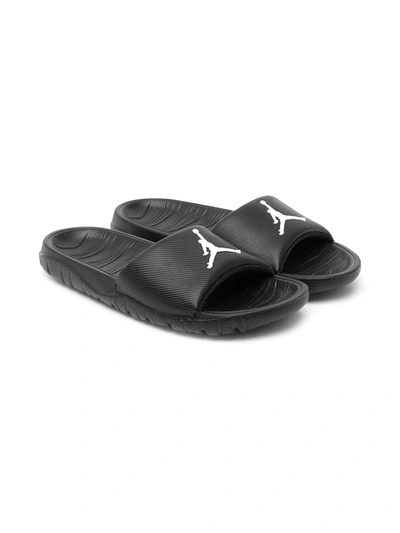 Nike Jordan Boys' Big Kids' Jordan Break Slide Sandals In Black/white