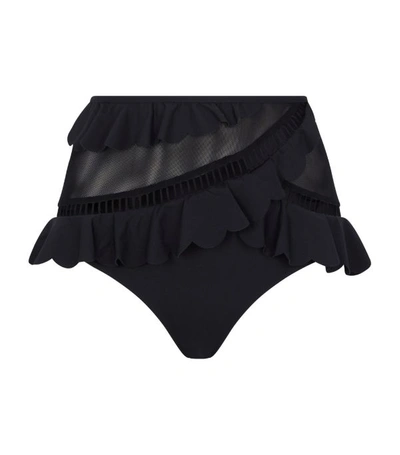 Zimmermann Edie High-waist Frill Bikini Bottoms