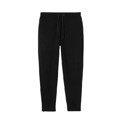 Burberry Trackpants Logo Atler Black Trousers In Nero